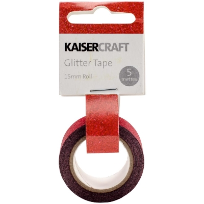 Kaiser-Glitter Tape Red